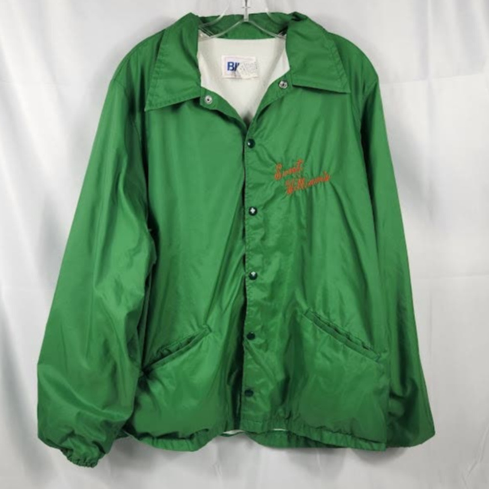 VTG Vintage BIKE L Snap Jacket Lomed Windbreaker